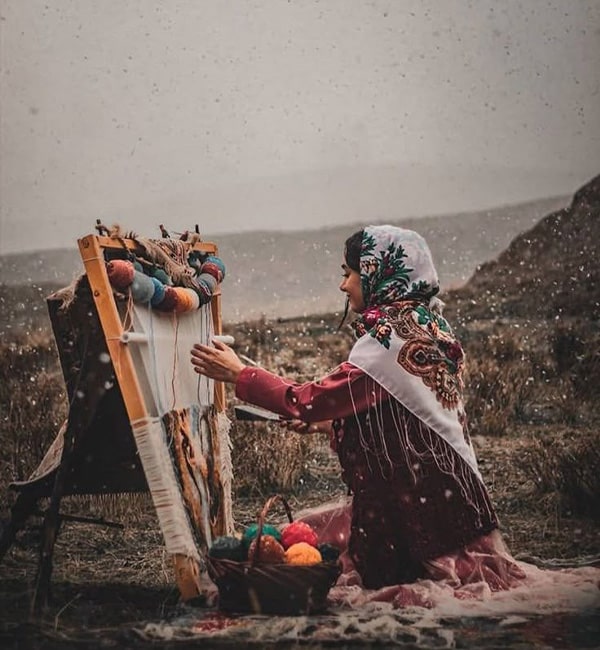 بافتن قالی