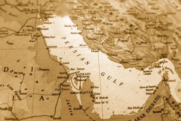 نقشه خلیج فارس