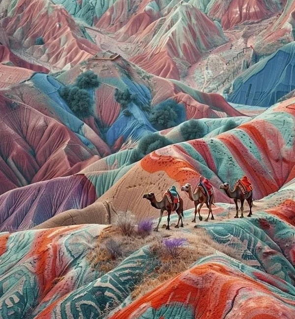 کوه های رنگارنگ