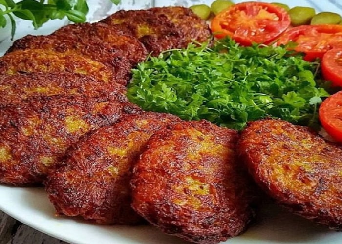 کتلت سیب زمینی وگوشت