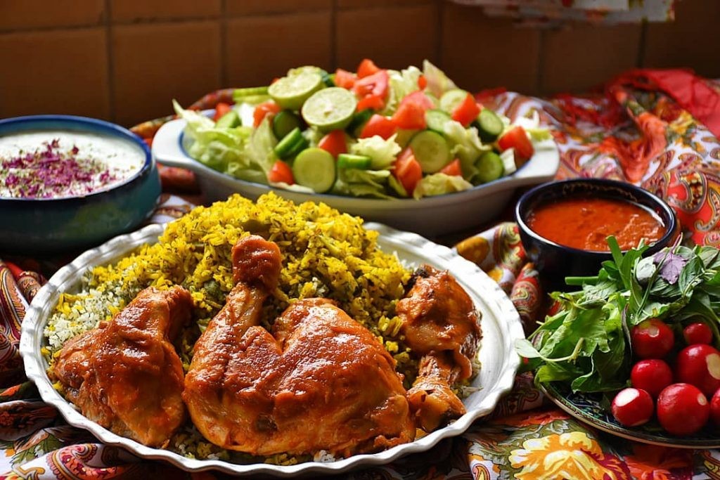 باقالی پلو یا گوشت