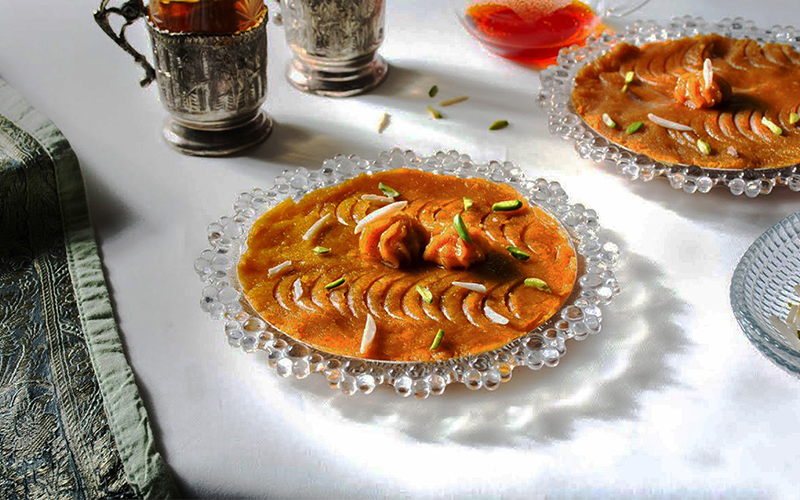حلوا آرد گندم