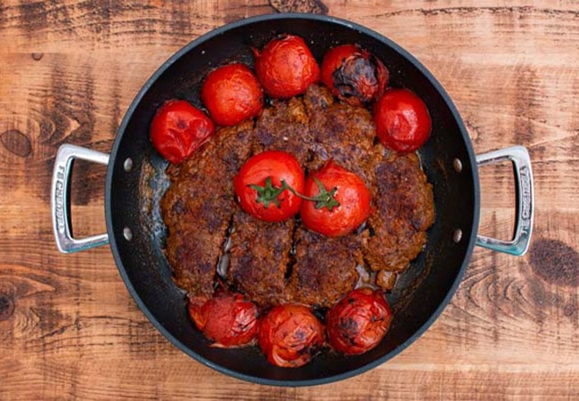 طرز تهیه کباب تابه ای