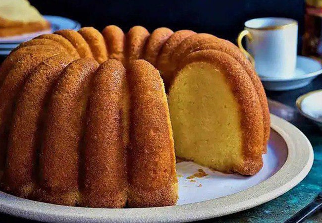 کیک وانیلی