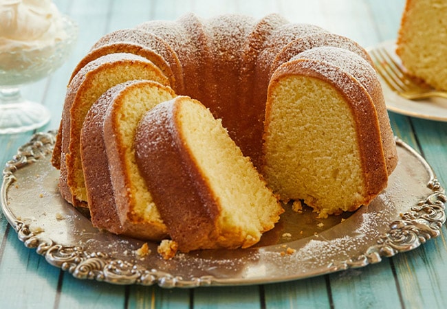 طرز تهیه کیک وانیلی خانگی