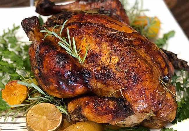 طرز تهیه مرغ شکم پر 