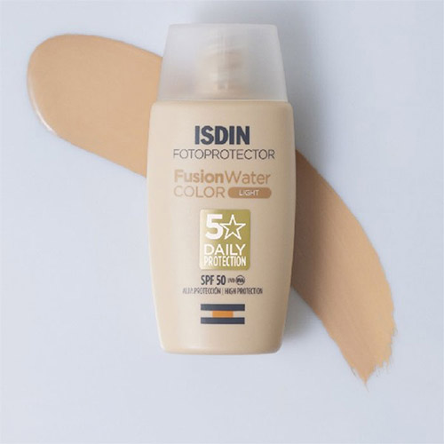 ضدآفتاب رنگی فیوژن واتر ایزدین SPF50