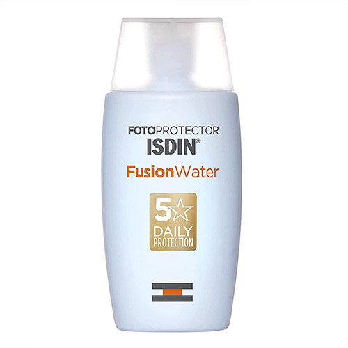 ضدآفتاب بی‌رنگ فیوژن واتر ایزدین SPF50