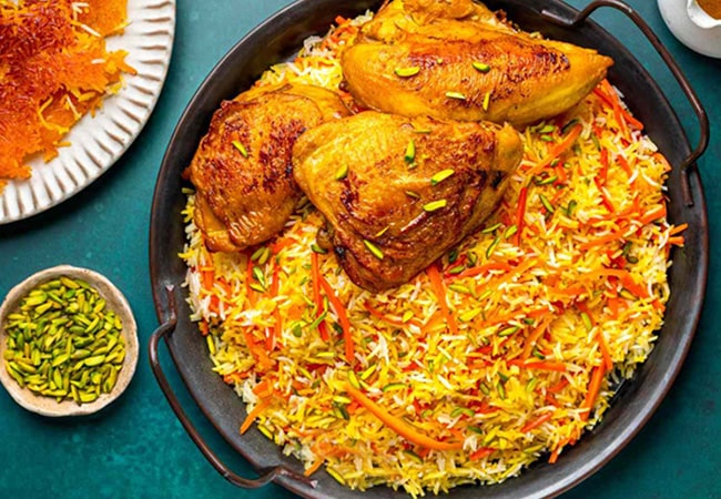 طرز تهیه هویج پلو با مرغ