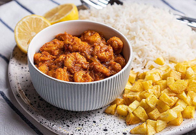 دو پیازه میگو