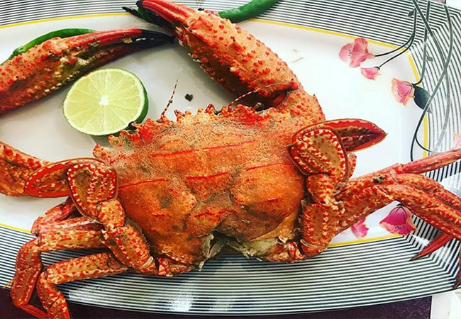 خوراک خرچنگ یا سینگو