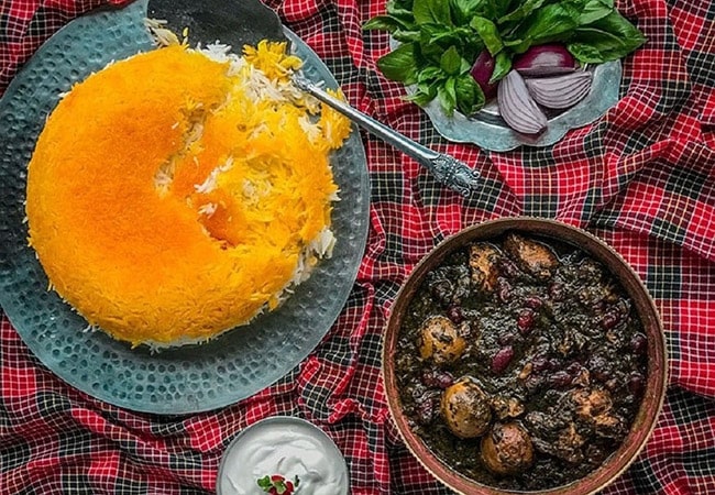 خورش سبزی اهوازی